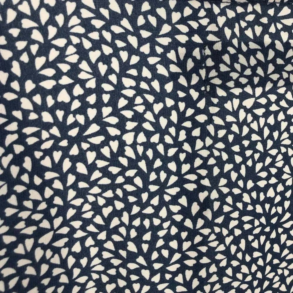Missguided Maternity Blue Mini Heart Print Ruffle Surplice Deep V Mini Dress NWT - Picture 10 of 14